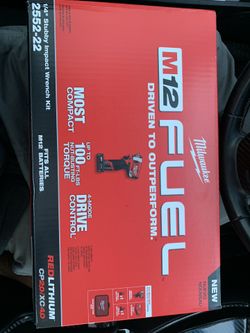 Milwaukee 1/4 stubby cordless impact