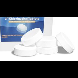 8 Lbs Of 3 Inch Chlorine Tablets