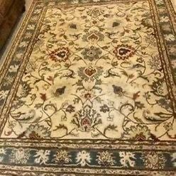 BuckHill Oriental Hand Tufted Wool Tan Room Area Rugs, $250