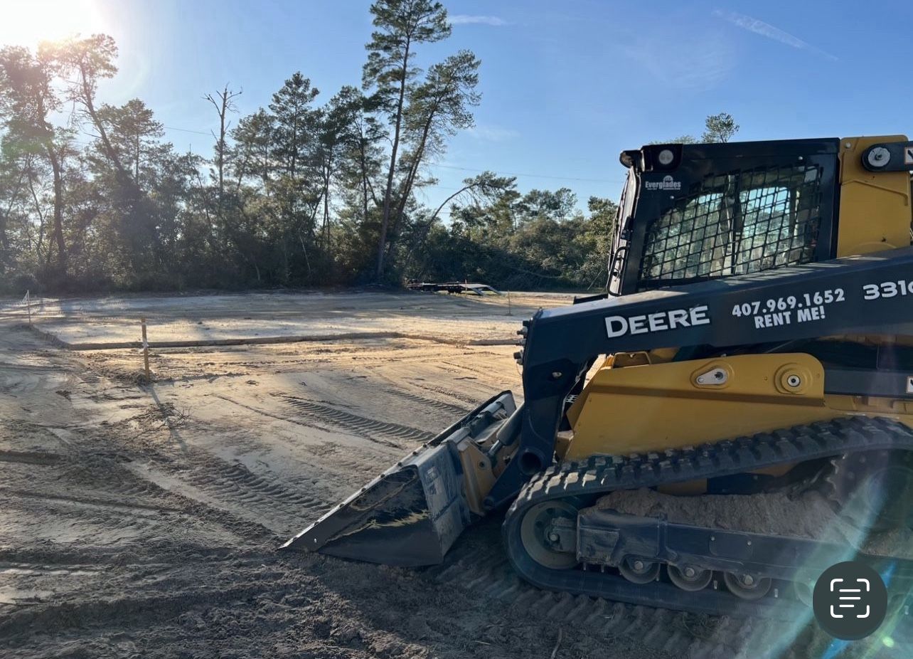 Drive ways Forestry mulching Land clearing Bush hogging and Dirt moving Finish Grade and Building Pad