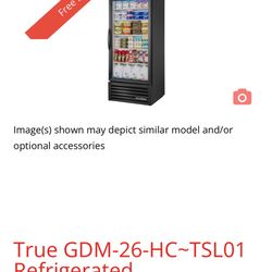 True GDM-26 Commercial Refrigerator (Coca Cola)