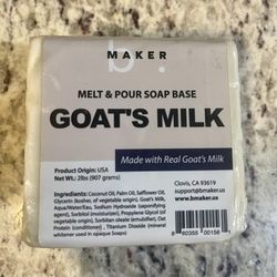 All-Natural Goats Milk Soap Base Melt and Pour (2lb Block)