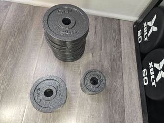 CAP Cast Iron Weight Plates Set
