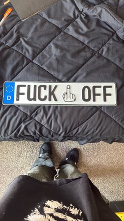 Fuck Off Sign