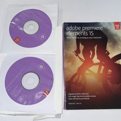 Original Adobe Photoshop Premiere Elements 15 for Windows/Mac - Retail Version
