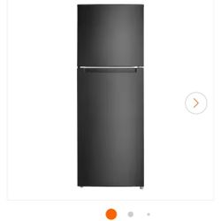 /Vissani 10.1 cu. ft. Top Freezer Refrigerator in Black