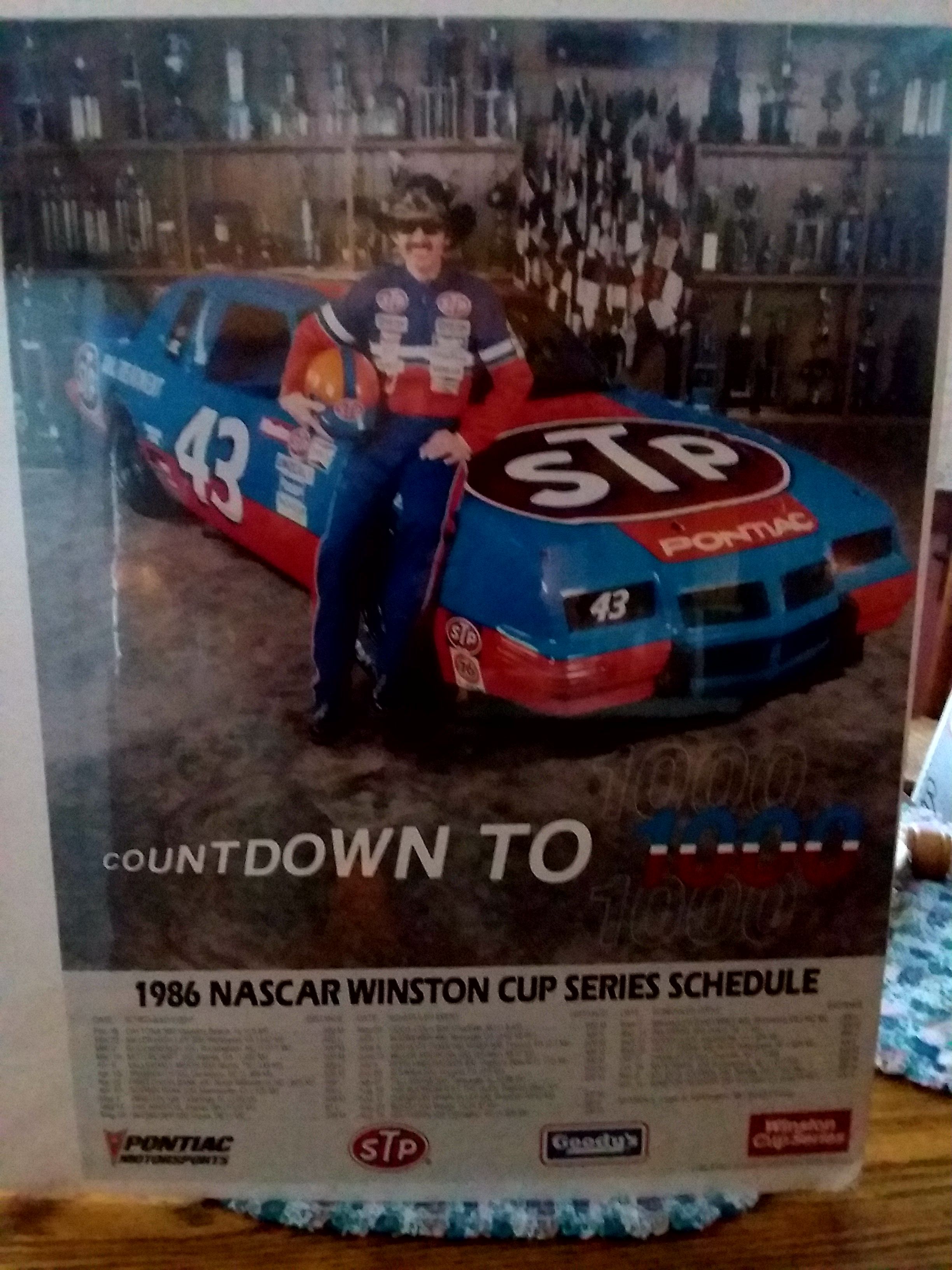 Richard Petty Countdown To 1000 Poster