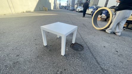 White Small Table