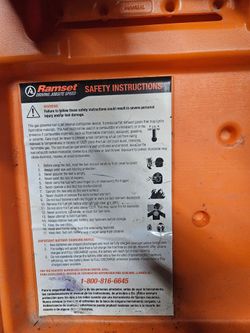 Ramset T3 Nail gun kit