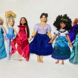 Disney Princess Dolls Merida Louisa Cinderella Elsa Anna Elena
