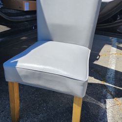 Beautiful GRAY WOODEN BASE CHAIR