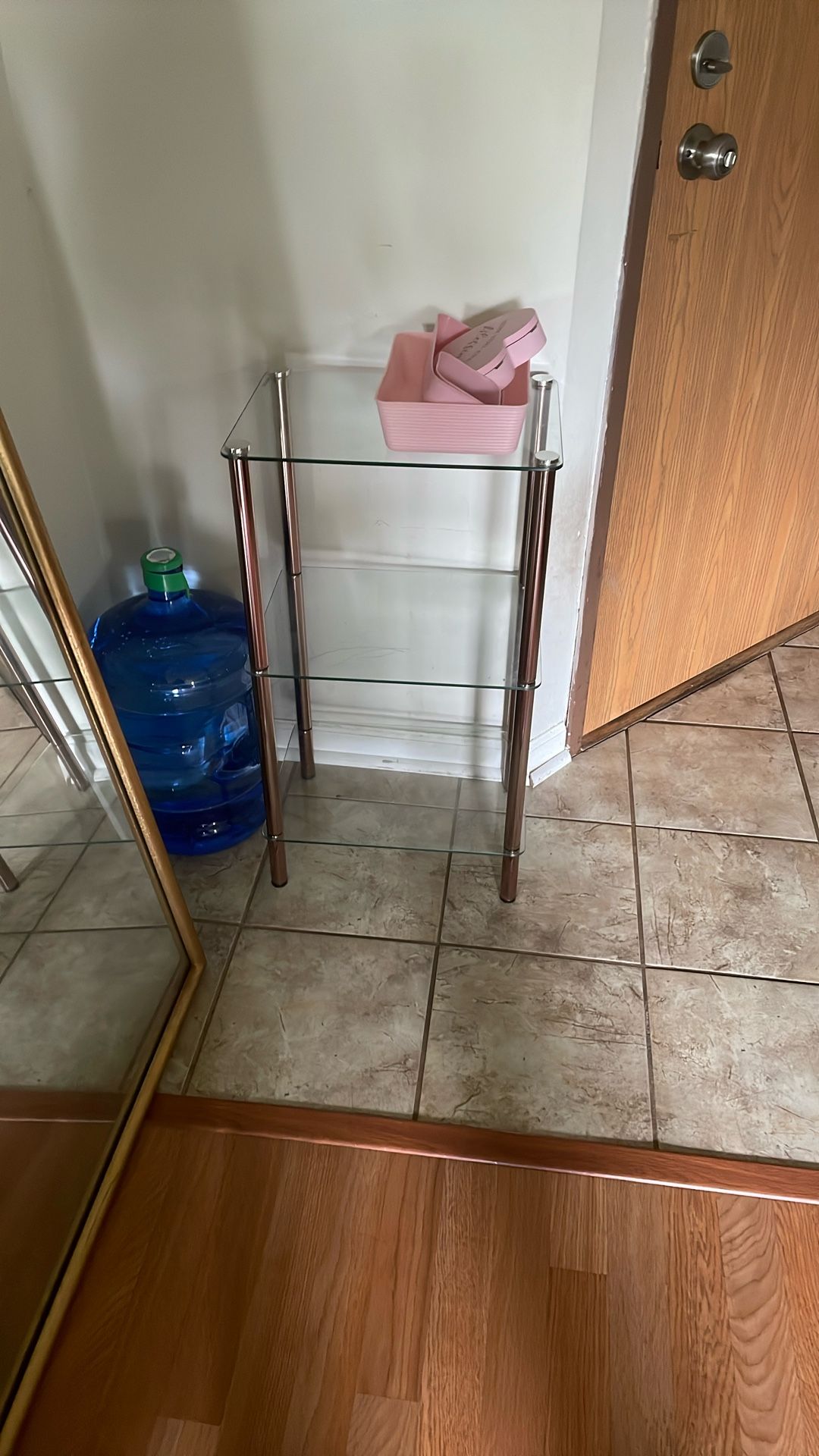 3 Tier Glass Shelf.