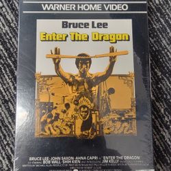 Bruce Lee "Enter The Dragon" Original VHS Unopened Still Sealed!