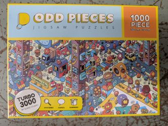 Puzzles! Magic Puzzle Co. & Odd Pieces Hobby Jigsaw Puzzle 1000 Pieces