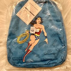Pottery Barn Kids Girls Wonder Woman Mini Backpack Superhero DC Comics. NEW