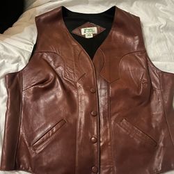 Genuine Leather Vest 