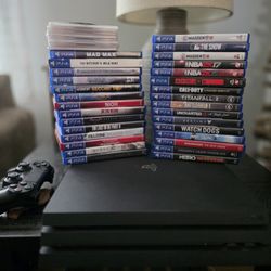 Ps4 Pro And 38 Games