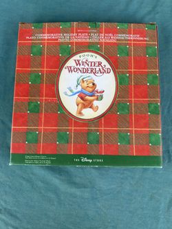 Disney Pooh’s Winter Wonderland Collective Plate  - 1996