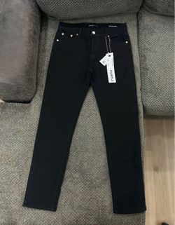 Black Purple denim jeans