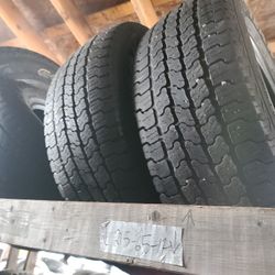 215 65 17 (2) high tread all season used tires FREE install