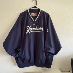 Nike Yankees Navy Windbreaker Sz 2XL