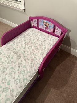 Frozen Girls Bed With Mattress 