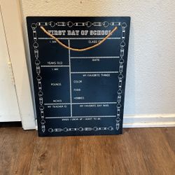 School First & Last Day Sign