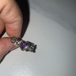 Purple Heart 💜 Ring Size 7