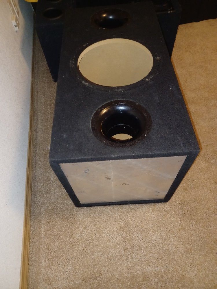 Single 12inch Subwoofer Box With Metal Sides