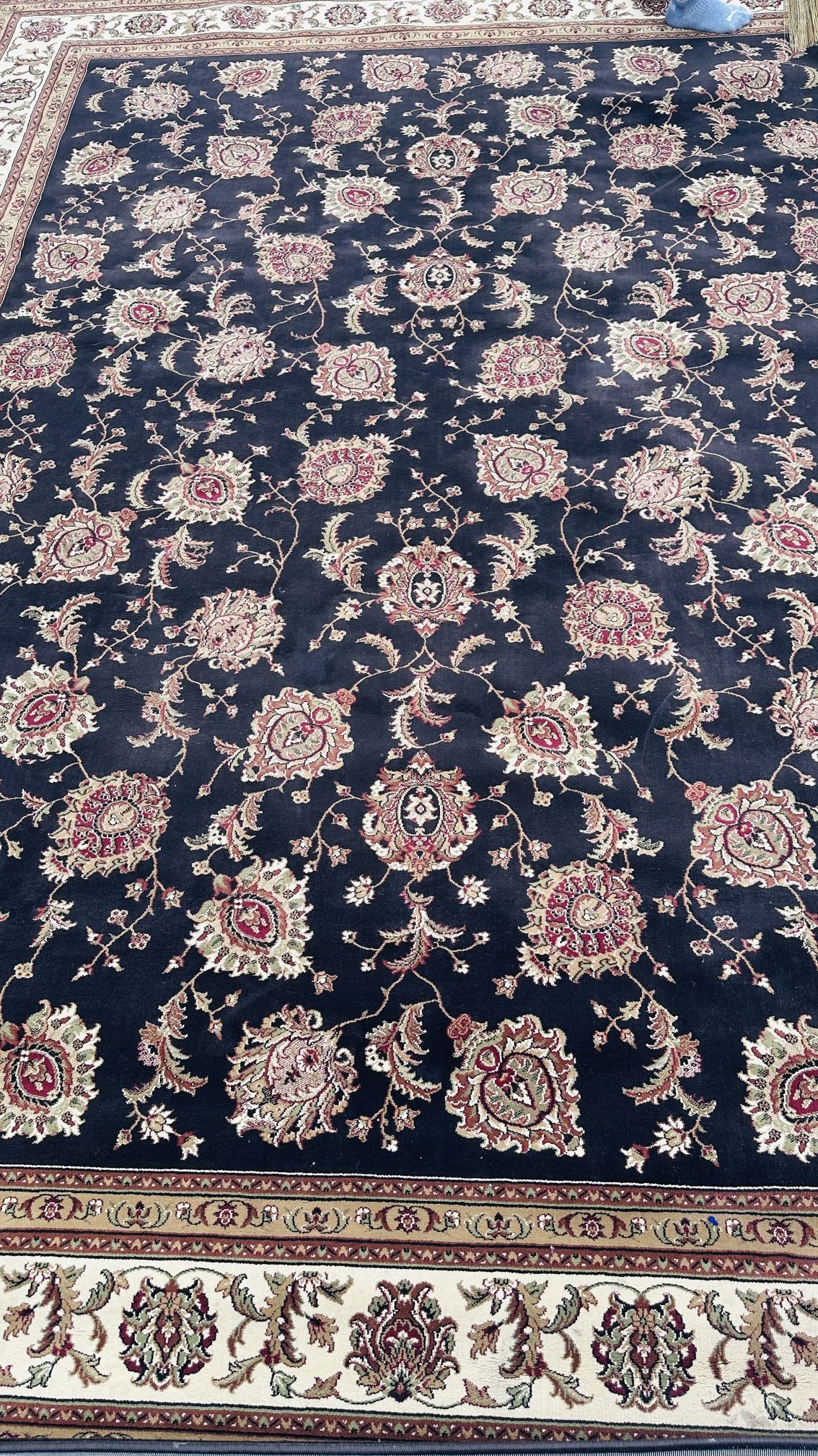 Turkish Tribal Rug - 13F Taller And- 9.9 F In The Side .