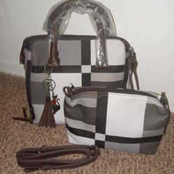 Multicolor ladies handbag