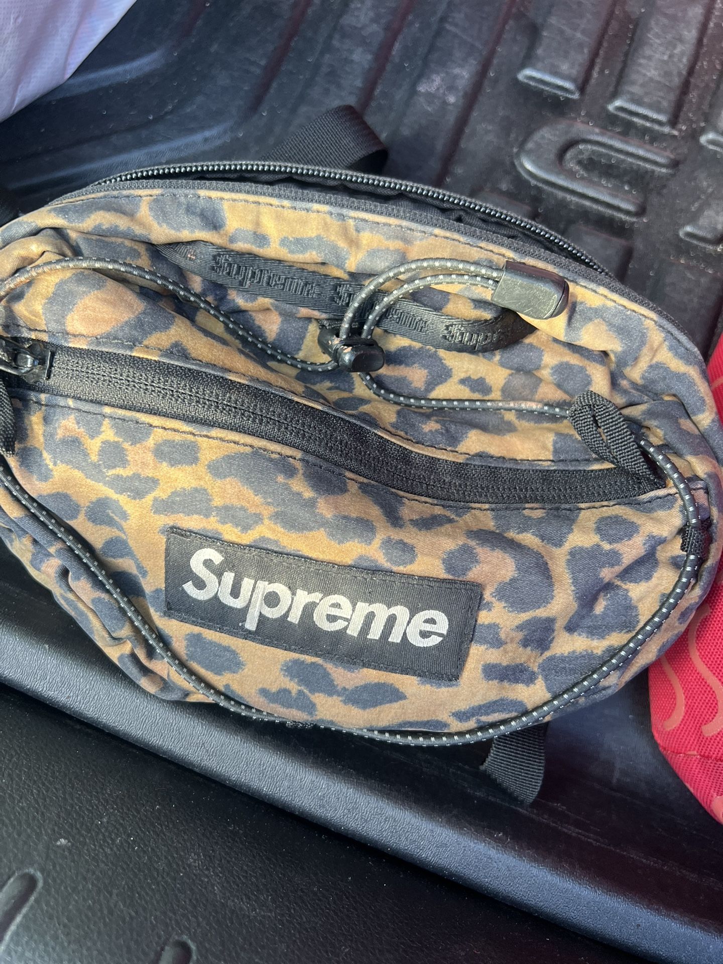 Supreme Leopard Waist Bag