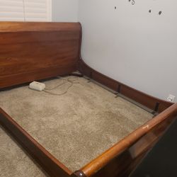 Stickly California king sleigh Bed Frame 