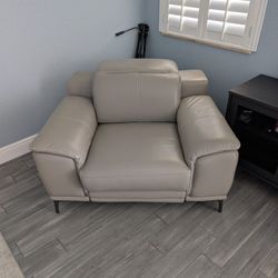 Recliner Light Gray Automatic 