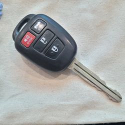 🔥 WORKING Four Button Toyota Key Fob Replacement Combo Key Remote Set Spare Backup 