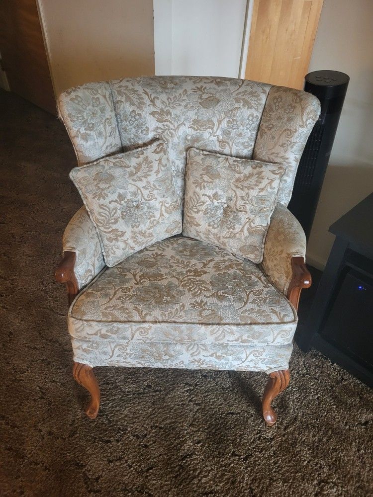 Chair with Pillows