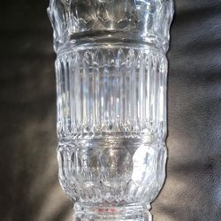 CUT GLASS CRYSTAL FLOWER VASE