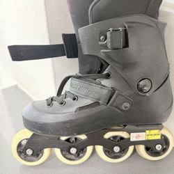 Powerslide Zoom Black 80 Men's Inline Skates Size Men 7.5 Black