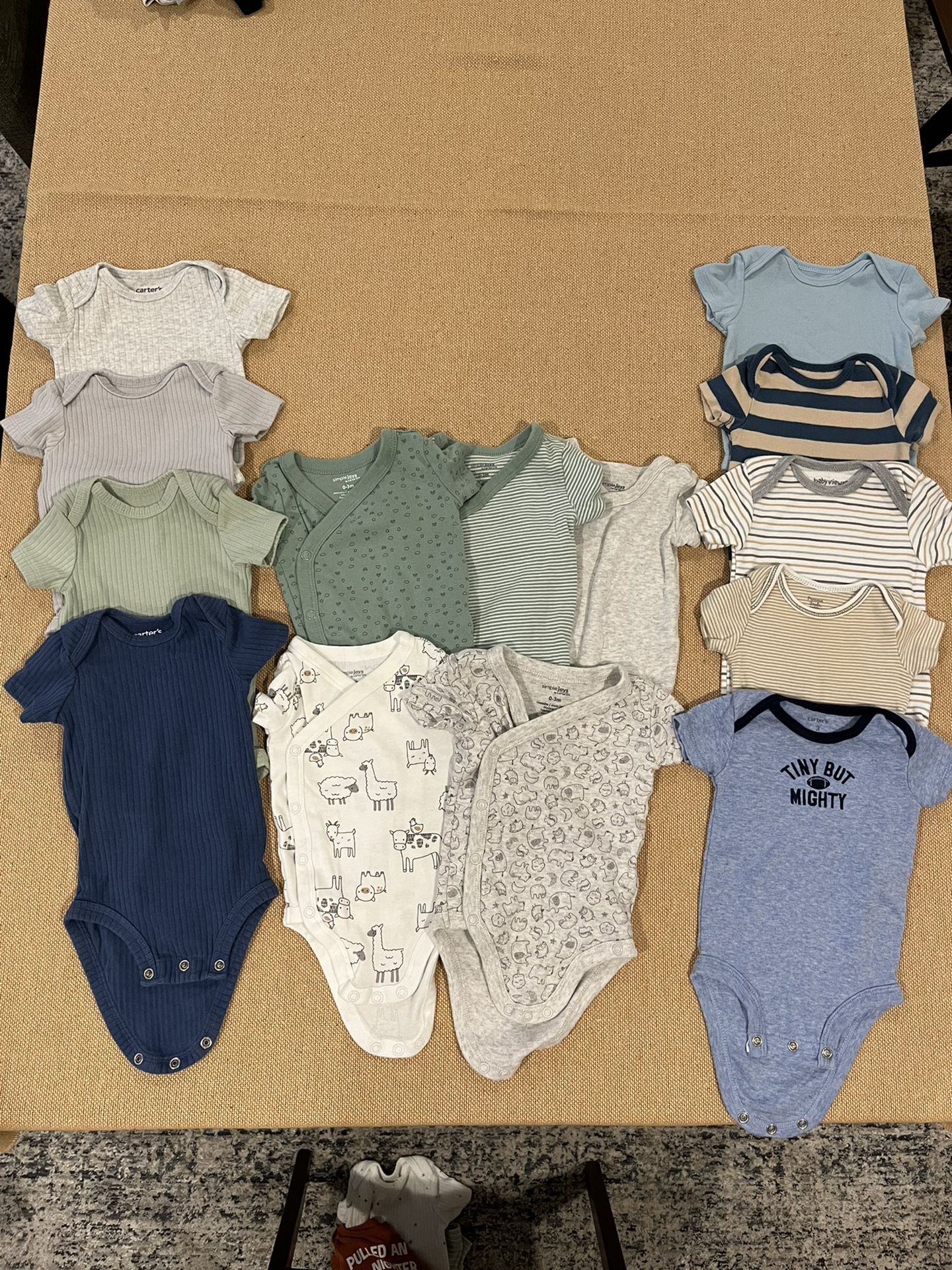 Baby Boys Clothing Onesies | Size 0-3m