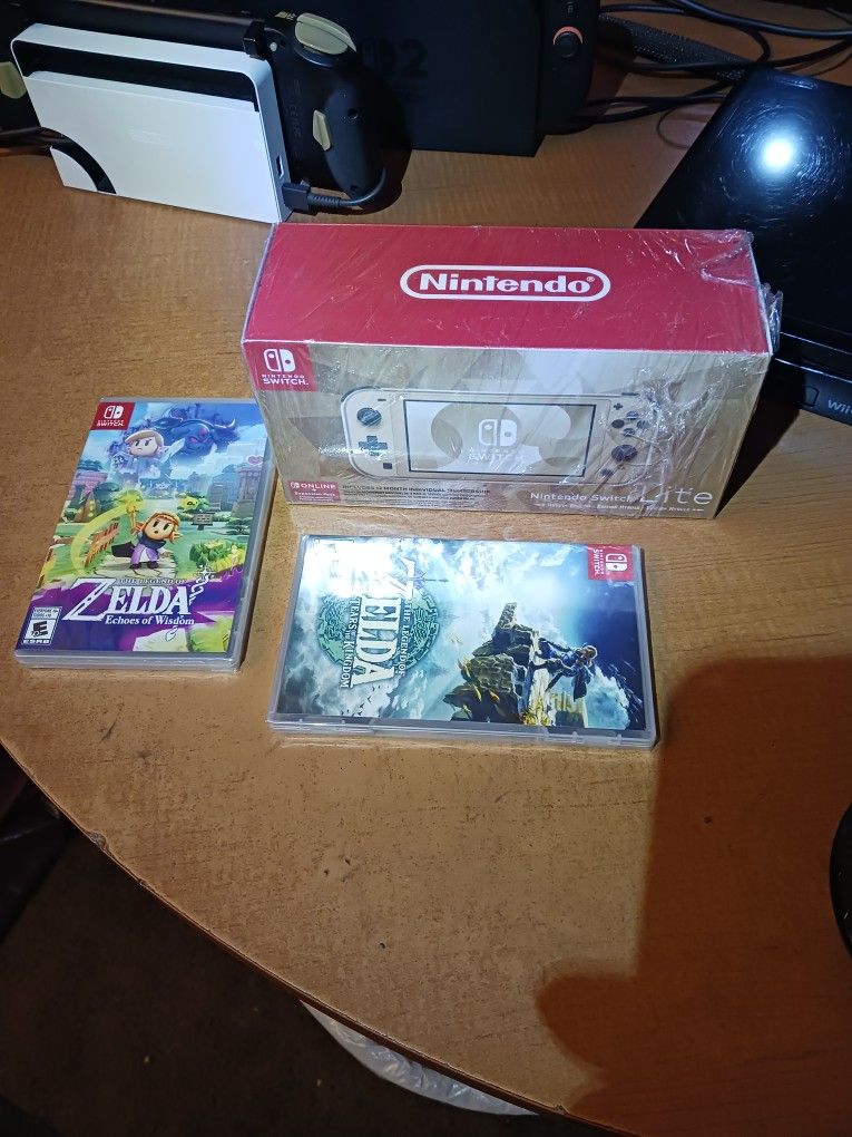 Zelda Switch Lite, Wisdom, Totk ALL SEALED