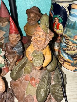 The Secret World of Santa Claus Gnome Figurine with Pickles