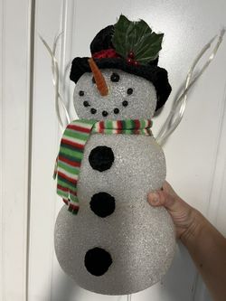 Snowman Christmas Decorations With Light