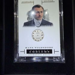 2023 Super Break Keepsake Edition “Elegant Emblems “ Trading Card Featuring An  Authentic ROLEX  Watch Dial Relic Associated With Hans Wilsdorf