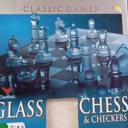 Glass Chess Set 