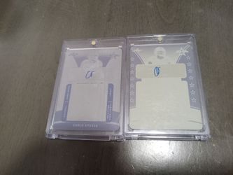 Emanuel Rodriguez cased card 1 of 1 & Chris Steele Auto All 3 plate