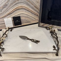 BRAND NEW! Michael Adam Lovebirds Cheeseboard With Knife 