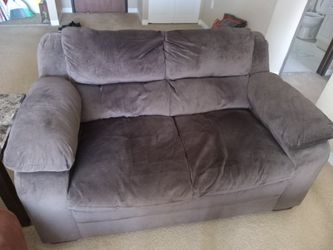 Chocolate Brown Loveseat 