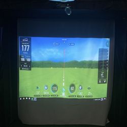 Golf simulator And Projector