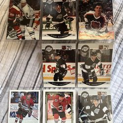 8 collectible hockey pro cards