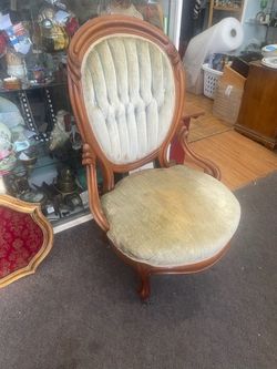 Antique 1800s Victorian chair solid sturdy